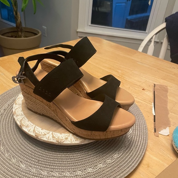 Black Ugg Wedges - Picture 1 of 9